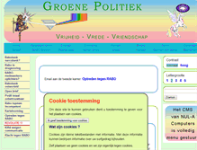 Tablet Screenshot of groenepolitiek.info